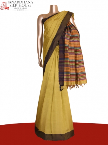 Handloom Pure Tussar Silk Saree